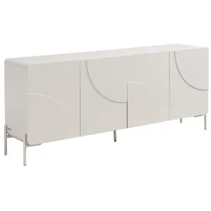 VENTE-UNIQUE Buffet avec 4 portes en MDF - Beige - ZELINARO pas cher
