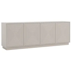 VENTE-UNIQUE Buffet avec 4 portes en MDF - Beige - MEZULIA pas cher