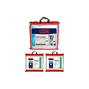 Pack DODO couette 240 x 260 cm anti-transpirante + 2 oreillers 60 x 60 cm effet rafraîchissant FRESH CONTROL pas cher