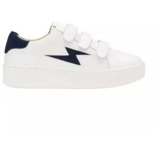 Baskets - VANESSA WU - VICKY Blanc - Plat - Adulte - Lacets pas cher