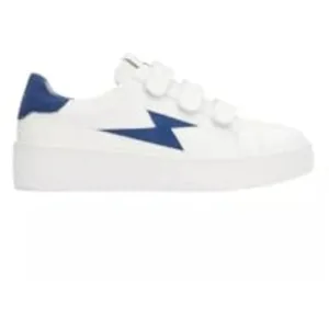 Baskets Femme - VANESSA WU - VICKY Bleu - Talon plat - Scratch - Bout rond pas cher