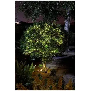 Guirlande solaire extérieure luciole 200 leds blanc chaud Smart Garden...Vendu parmanomano