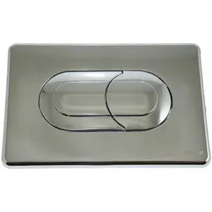 REGIPLAST Plaque de commande murale pneumatique SALINA WC encastré, chromée pas cher