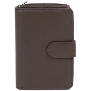 Portefeuille Cuir 2 Volets Stop RFID Femme Émy FAGOLA pas cher