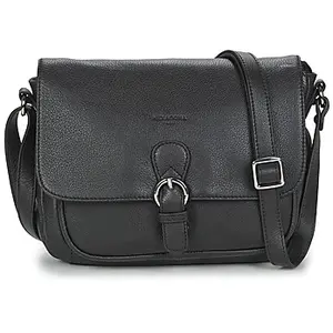 Sac porté travers Hexagona en cuir ref xga42105-noir-25*17*8 pas cher