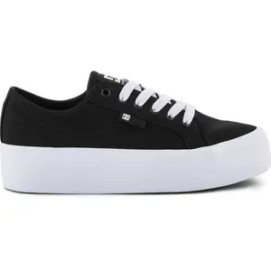 Baskets DC Shoes cu platforma Manual Platform Noir Femme pas cher