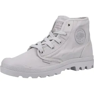 Boots - Palladium - US Pampa HI F - Gris - Textile - Lacets pas cher