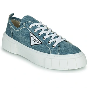 Lage Sneakers Regard NICE V2 TOILE JEAN Blauw pas cher