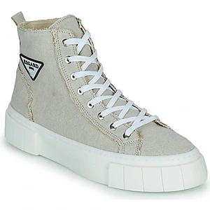 Hoge Sneakers Regard NANCY V7 TOILE MALI CALIZA Beige pas cher