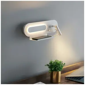 KOSILUM Applique tablette liseuse orientable blanche - Calleo pas cher