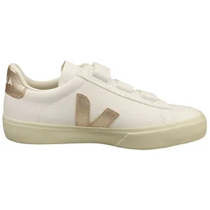 Comparateur de prix : VEJA Vêges - Baskets Recife Logo Chromfree Femme - Cuir Blanc Platine - 36