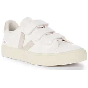 Comparateur de prix : Veja Recife Baskets En Cuir Blanc/Naturel Pour Femmes