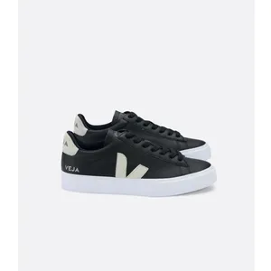 Comparateur de prix : VEJA Veja Campo Chromefree Femme Baskets Décontracté Noir Blanc - 38