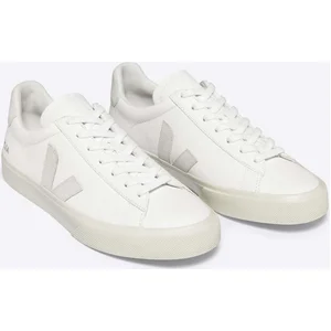 Comparateur de prix : VEJA Campo Chromefree Leather - Dames Sneakers Schoenen Leer Wit CP0502429A - Maat EU 39 US 8