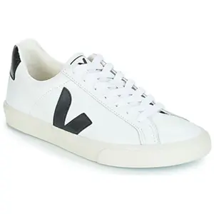 VEJA Ténues Veja Esplar Logo Femme - Baskets En Cuir Blanc Noir - 39