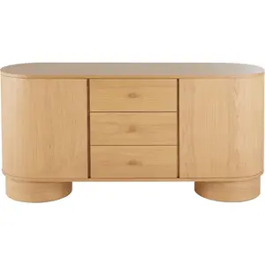 Maisons du Monde Buffet met 3 afgeronde deuren en 3 laden pas cher
