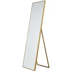 Maisons du Monde Vergulde metalen staande spiegel 50 x 170 cm pas cher