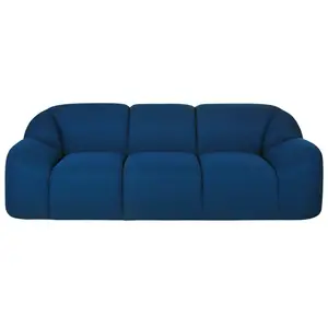 Maisons du Monde Zetel met 3 zitplaatsen, blauw pas cher