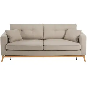 Maisons du Monde Scandinavische 3-4-zits slaapbank, beige pas cher