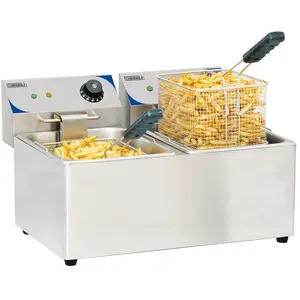 Casselin CFE82 - Friteuse électrique 2 x 8 litres