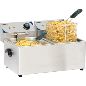 Casselin CFE42 - Friteuse électrique 2 x 4 litresVendu parcdiscount