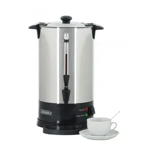 Percolateur à Café Professionnel - CASSELIN - 60 tasses - Filtre inox permanent - 8.8 litres pas cher