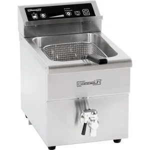 Casselin CFIV8 - Friteuse à induction avec vanne de vidange 8 litresVendu parmanomano