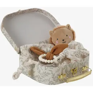 Vertbaudet Aanpasbare knuffel van katoengaas + rammelaar en koffertje ...Vendu parvertbaudet