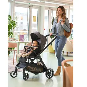VERTBAUDET Poussette Trio Auriga I-size gris ardoise TU pas cher