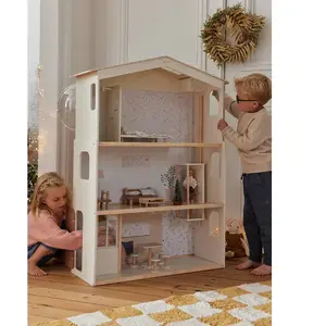 Vertbaudet FSC 100% houten poppenhuis pas cher