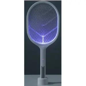 Raquette à insectes ZEROMOUSTIQUE 2 en 1 de 1800V rechargeable pas cher