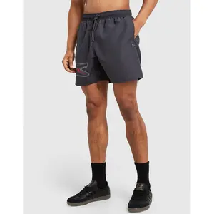 Lacoste Croc Wrap Swim Shorts - Gris, Gris 5/L pas cher