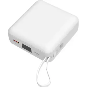 Akashi Batterie de Secours Cable 22.5W Charge Rapide - Blanc pas cher