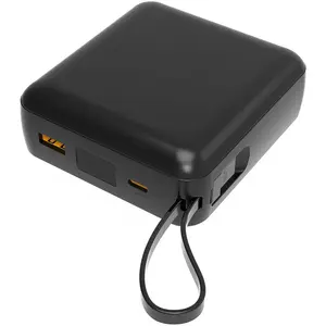Akashi Batterie de Secours Cable 22.5W Charge Rapide - Noir pas cher