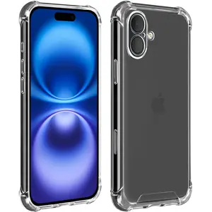 Akashi Coque TPU Angles Renforcés (transparent) - Apple iPhone 16 Plus pas cher