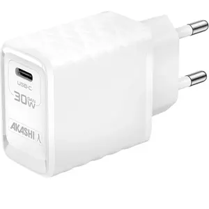Akashi Chargeur Secteur USB-C GaN 30W pas cher
