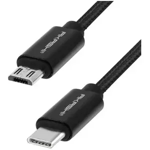 Altadif Câble USB type C vers Micro-USB - Transfert et charge - Akashi 1m Noir pas cher