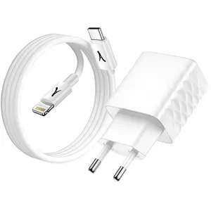 Akashi Chargeur Secteur 20W USB-A Quick Charge 3.0 + Câble Lightning pas cher