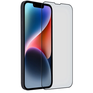 Geschikt voor Apple iPhone 13 Pro Max 9H Afgeschuind Akashi-omtrek zwart pas cher