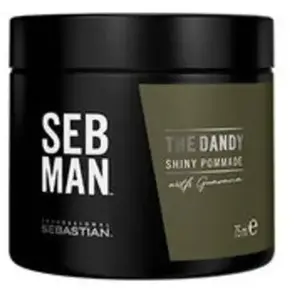 Sebastian Seb Man, Gel pour cheveux, SEBMAN THE DANDY shiny pommade 75 ml (Cire capillaire, 75 ml) pas cher