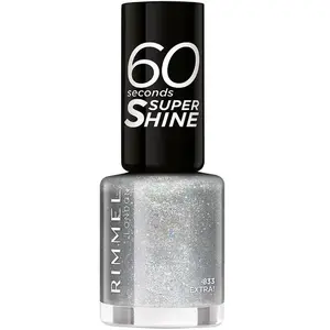 Rimmel London 60 Seconds Nagellak Special Effect Glitter - 33 Zilver