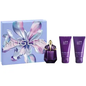 MUGLER Alien 30 ml Eau de Parfum Set (+ Bodylotion + Duschgel) Geurset pas cher
