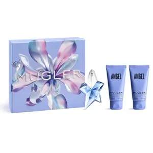 MUGLER Angel 25 ml Eau de Parfum Set (+ Bodylotion + Duschgel) Geurset pas cher