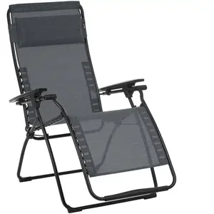 Futura LaFuma LFM3113 Chaise longue inclinable en obsidienne pas cher