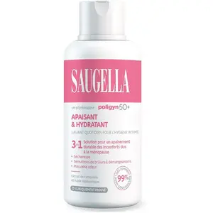 Comparateur de prix : Saugella Poligyn Apaisant Emollient Soin lavant intime ménopause - Flacon 500ml