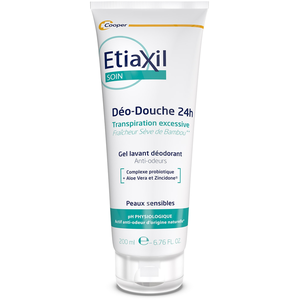 Comparateur de prix : Etiaxil Déo-Douche Gel Douche Transpiration Excessive Corps 200ml