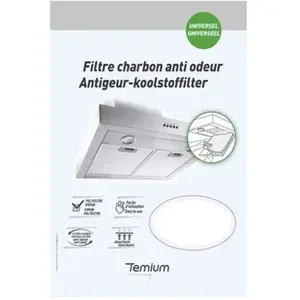 Filtre charbon anti odeur Temium pas cher