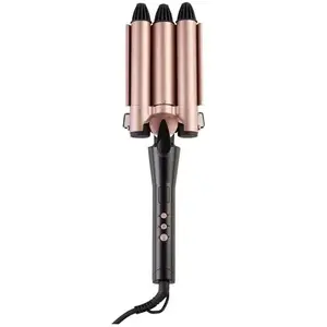 Fer à boucler Okoia HAIR-WAVER3T Noir et Rose
