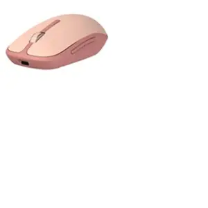 Souris rechargeable sans fil Accsup Bluetooth Rose bicolore pas cher