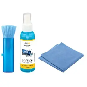 Kit nettoyant Accsup pour écran TV CK60 Temium 2 x 60 ML pas cher